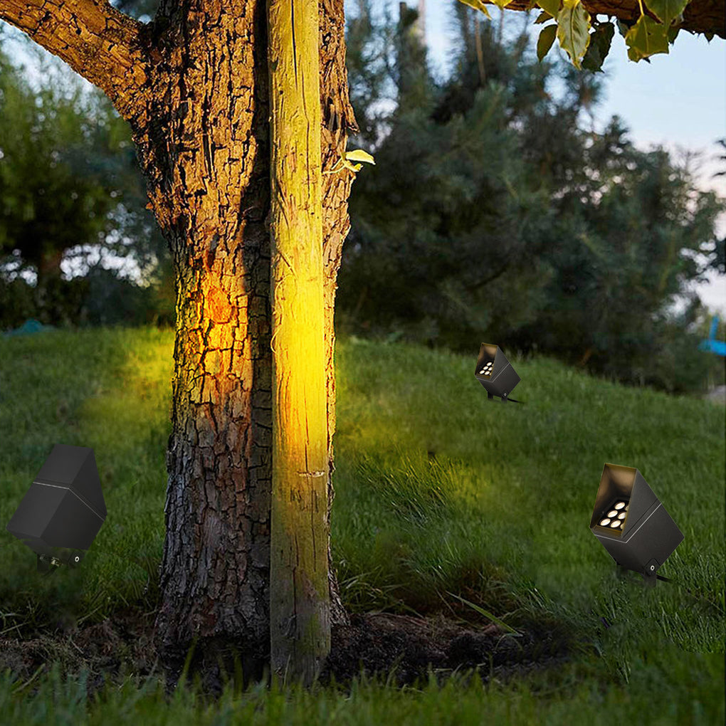 Waterproof DC24V 9W Adjustable LED Outdoor Tree Spotlight