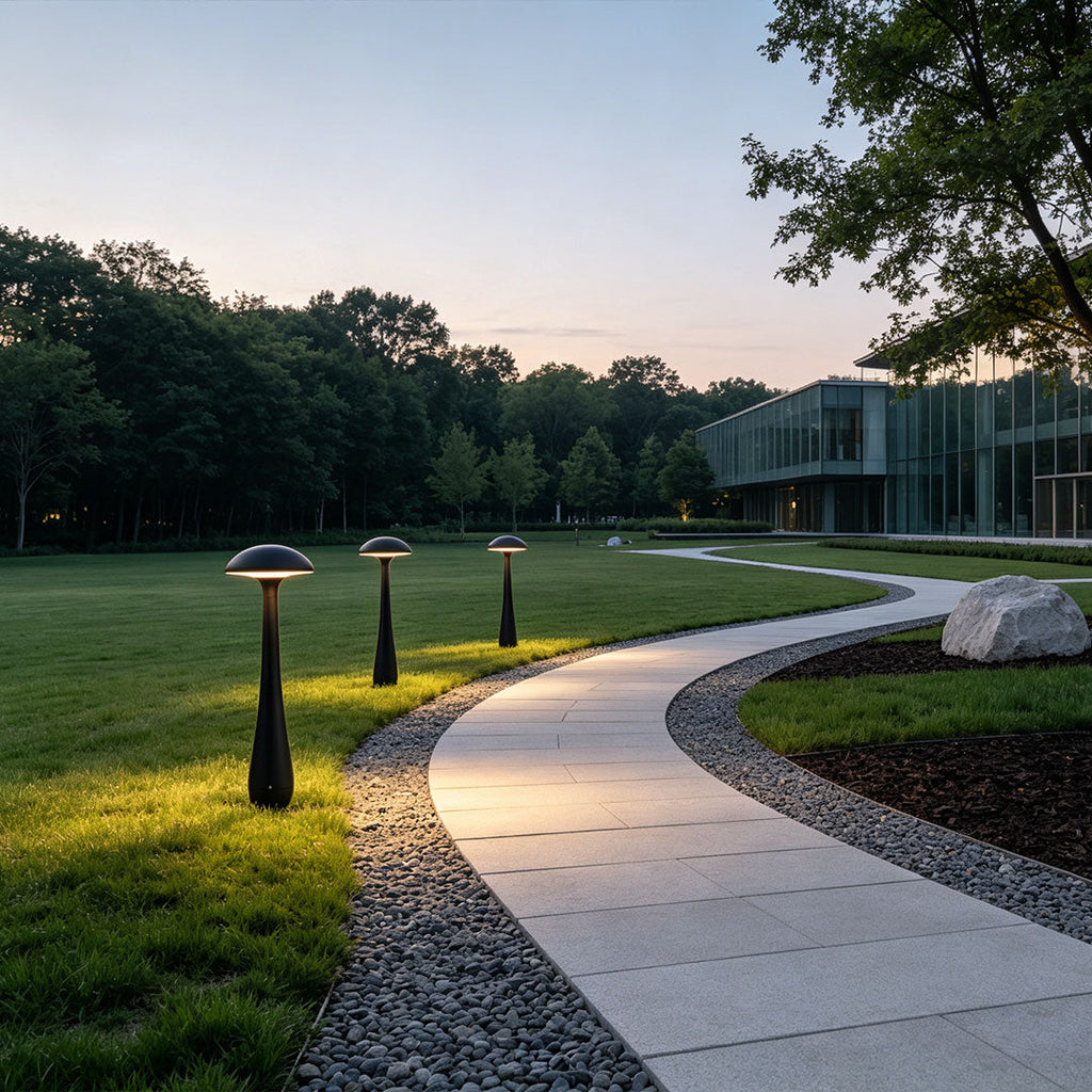 Pathway Landscape Aluminum UFO Outdoor Garden Light - LED, Weather-Resistant, Energy-Efficient Lighting