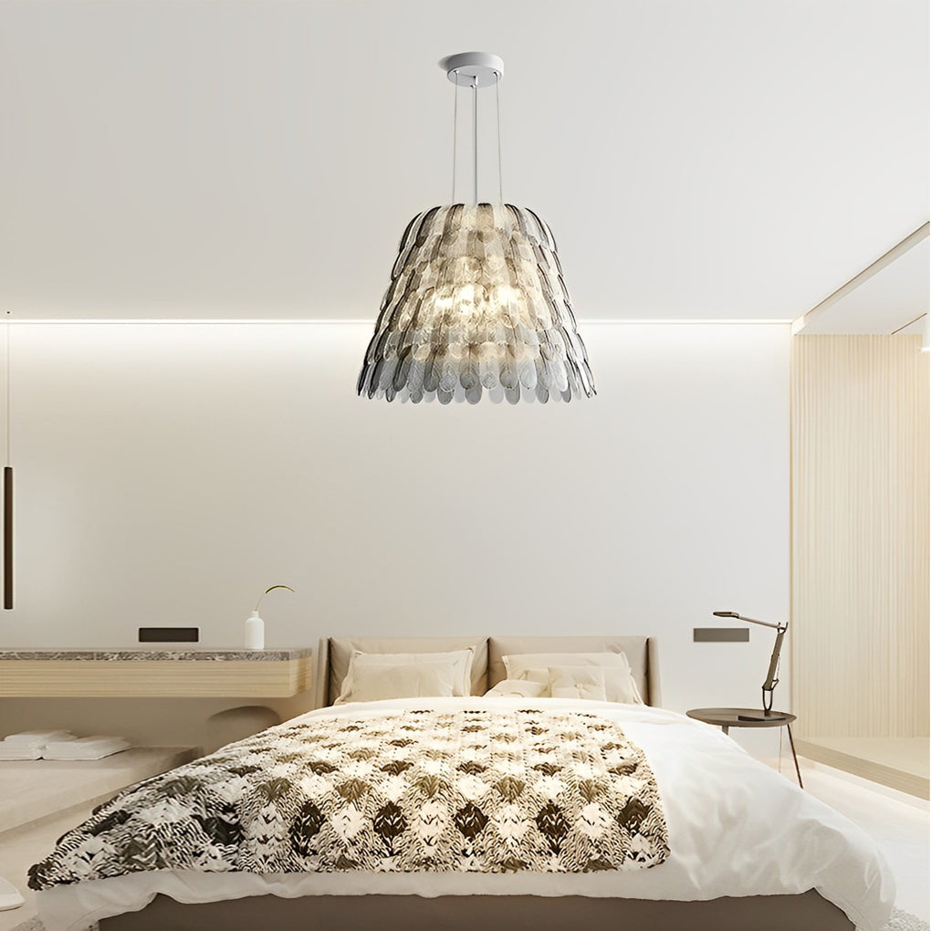Acrylic Feathers Modern Dimming Chandelier Light