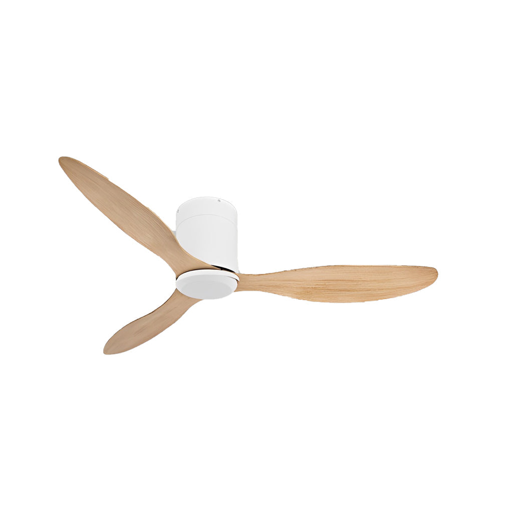 3 Blades Mute LED Dimmable Ceiling Fan with Remote Control, Modern Light Fixture