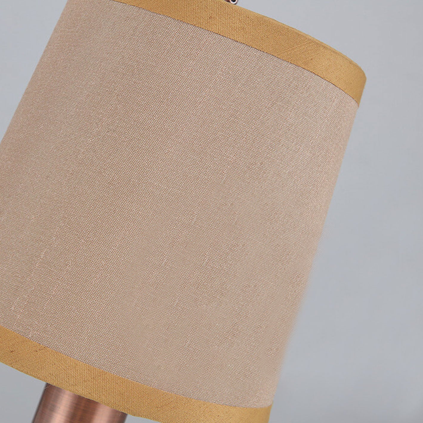 Vintage Linen Iron LED Rechargeable Table Lamp Elegant Home Decor Mid Century Modern Lighting Rechargeable Bedside Lamp with Fabric Shade Stylish Battery-Powered Desk Light for Bedroom Living Room Office Décor Nightstand Accent Light
