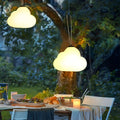 Waterproof Clouds LED Hanging Lights - Rechargeable Outdoor Lighting, DC5V, Perfect for Garden & Patio Decor