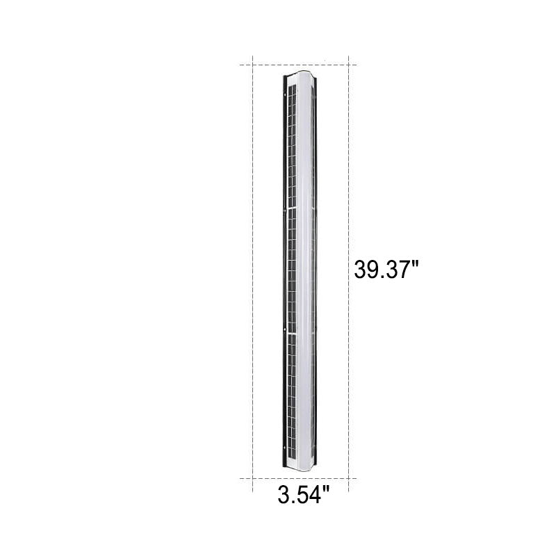 Modern Acrylic Solar LED Garden Wall Light - Waterproof Outdoor Lighting