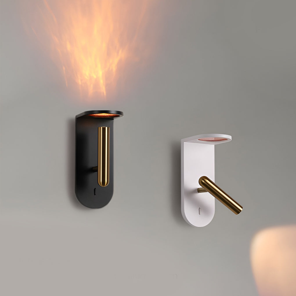 Nordic 3W LED Flame Effect Wall Sconce - Creative Wall Light for Ambient Decor