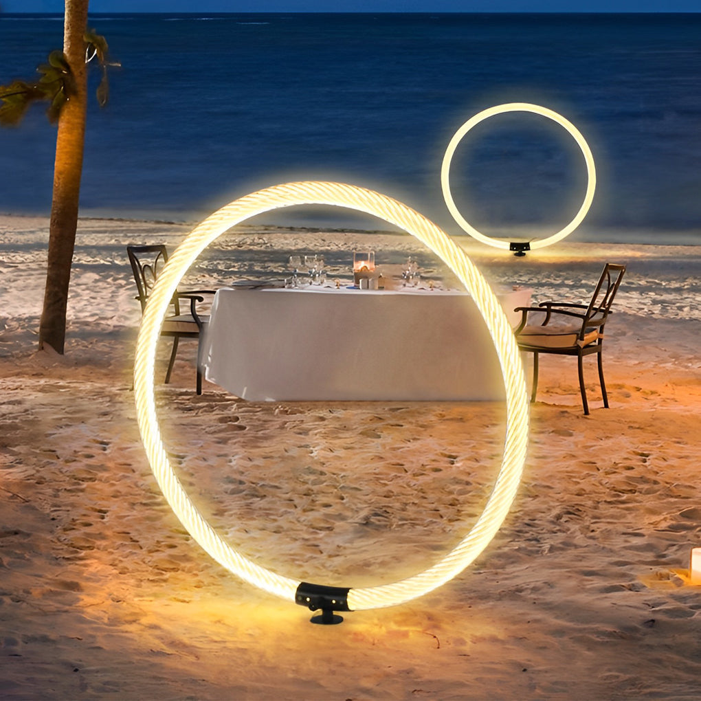 Sleek Waterproof LED Lawn Lamp - Modern Landscape Lighting