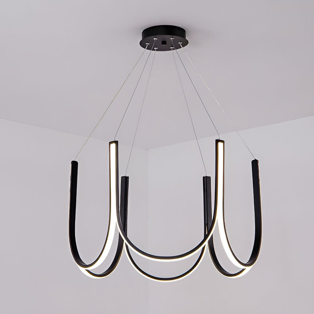 Minimalist LED Dimming Nordic Chandelier Ceiling Lamp