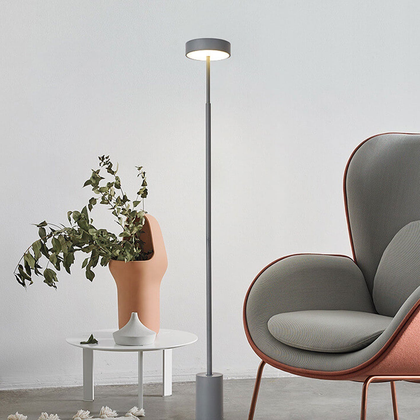 Nordic Minimalist Column LED Floor Lamp - Modern Design, Adjustable Brightness, Energy Efficient Lighting