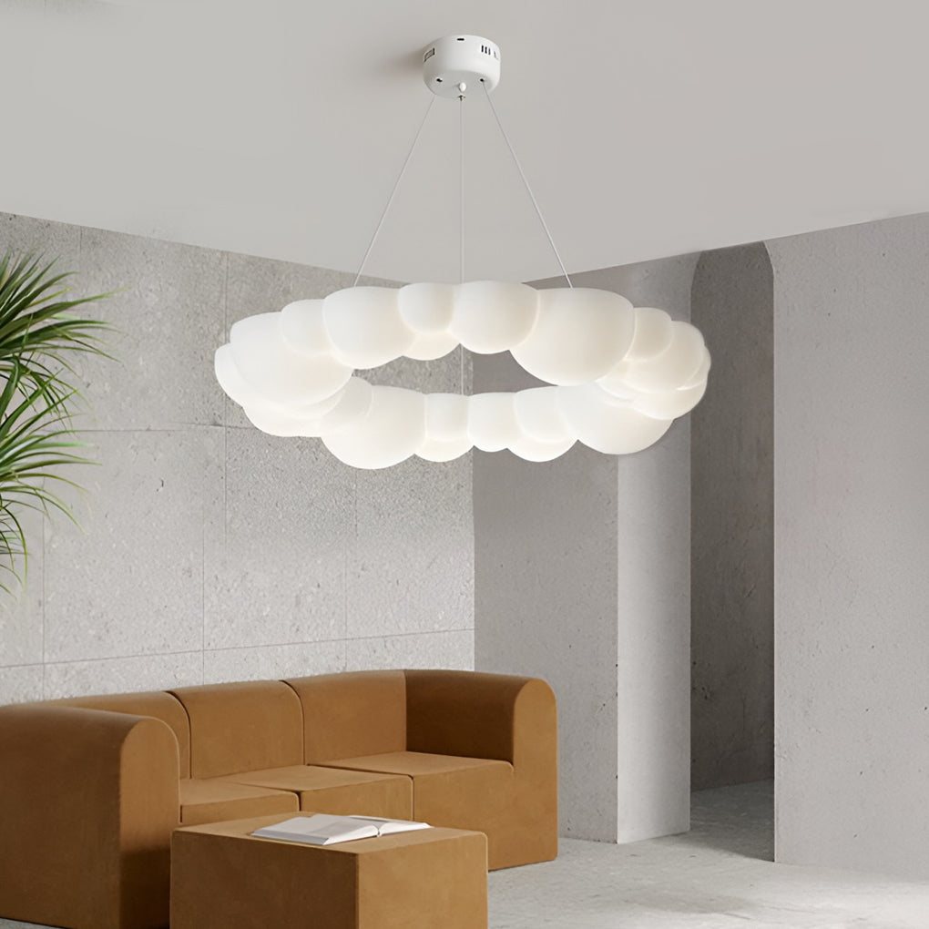 Creative Bubble Cloud LED Ceiling Light - Stepless Dimming Nordic Design