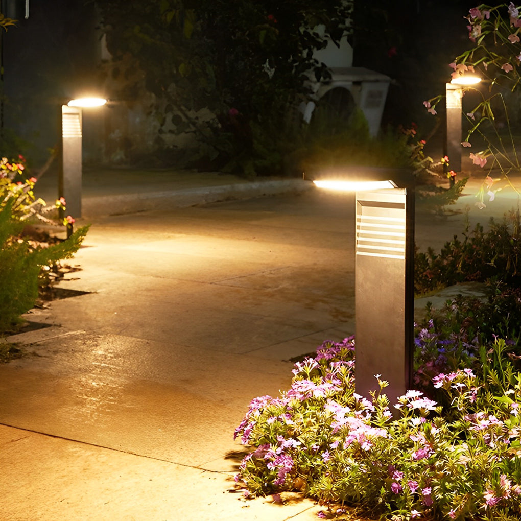Eco-Friendly Solar LED Lawn Lamp with Auto On/Off Path Lighting