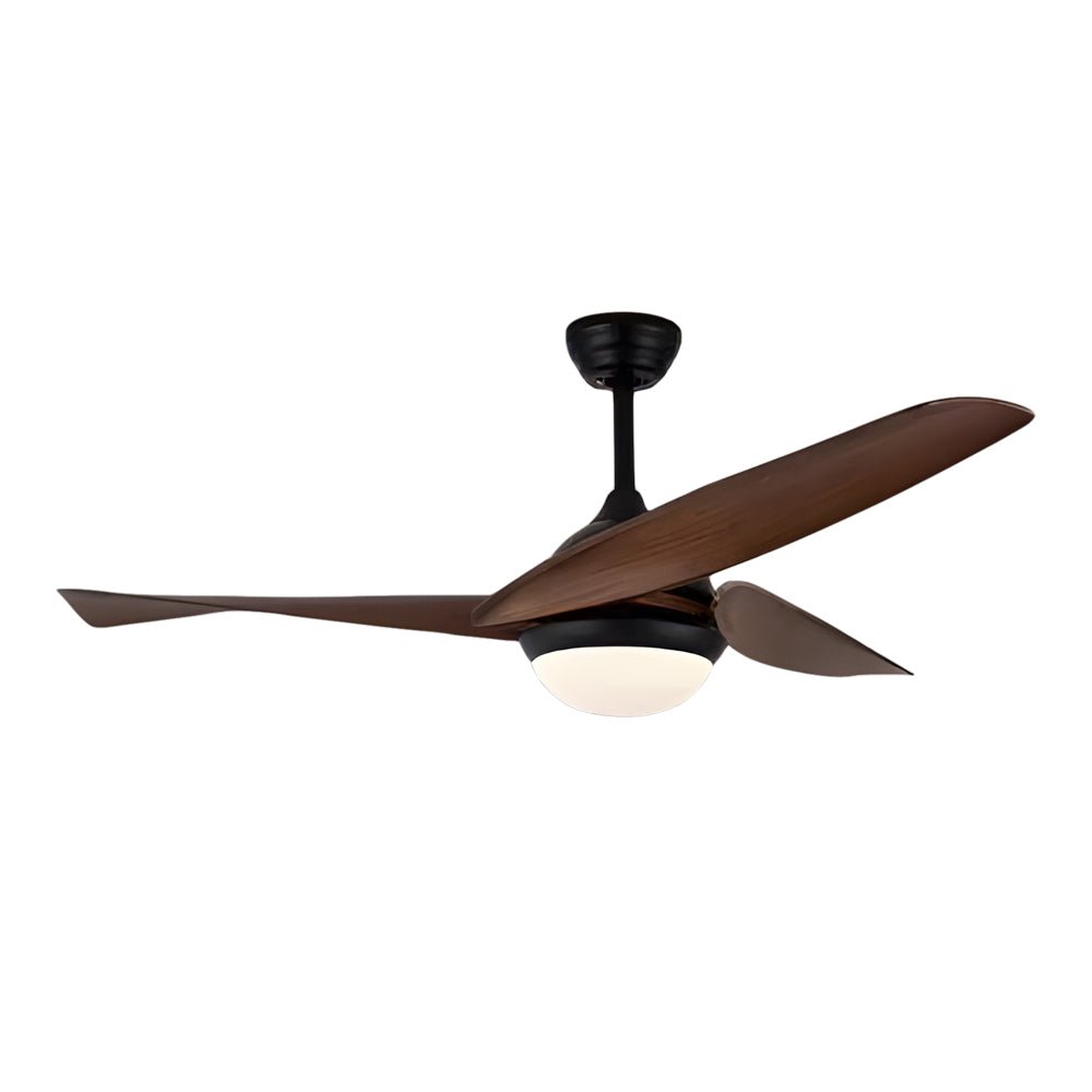 52-Inch 3-Blade LED Ceiling Fan with Light & Remote Control - 6-Speed Quiet Operation