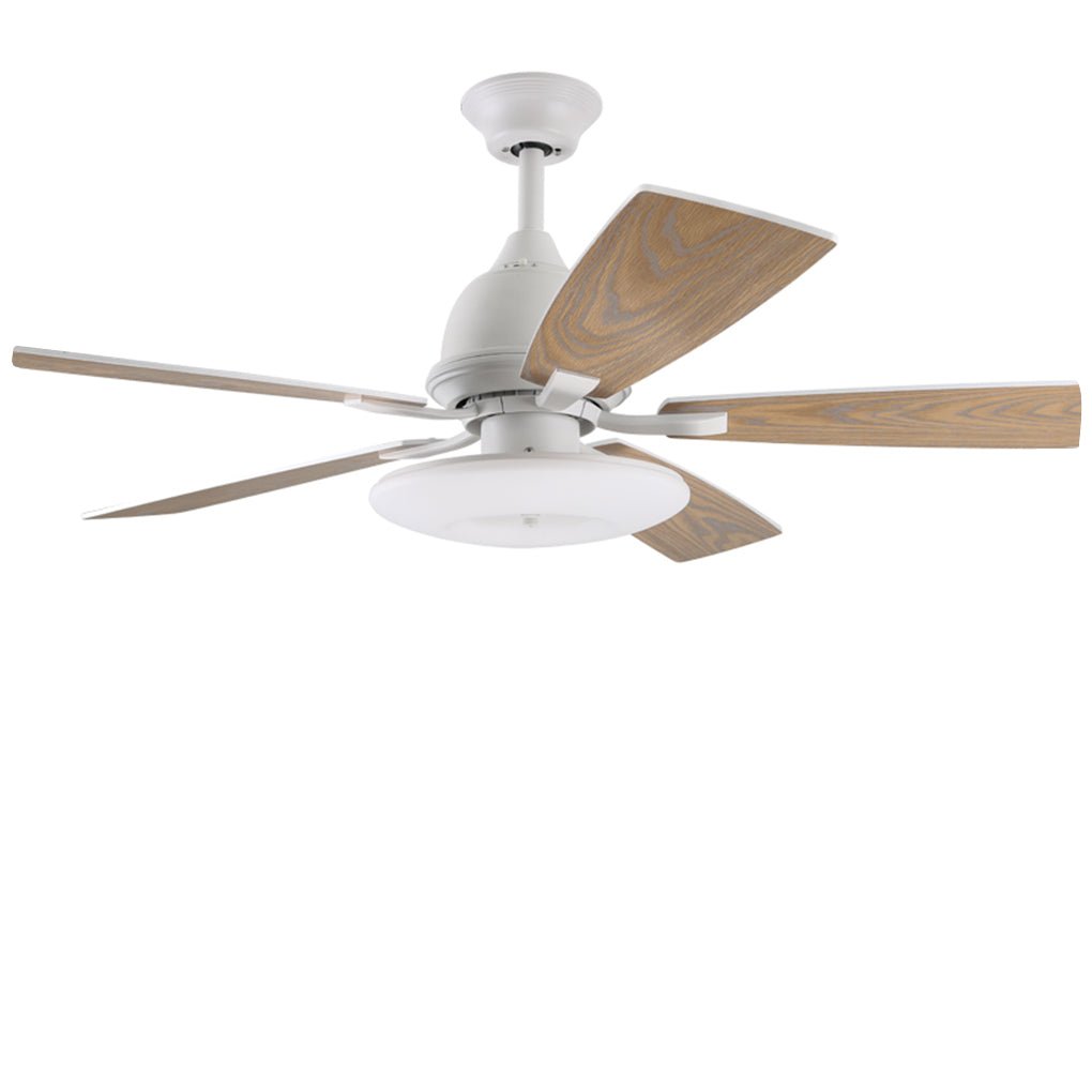 Nordic Retro 52 Inch Ceiling Fan Lamp with Remote Control Light Source