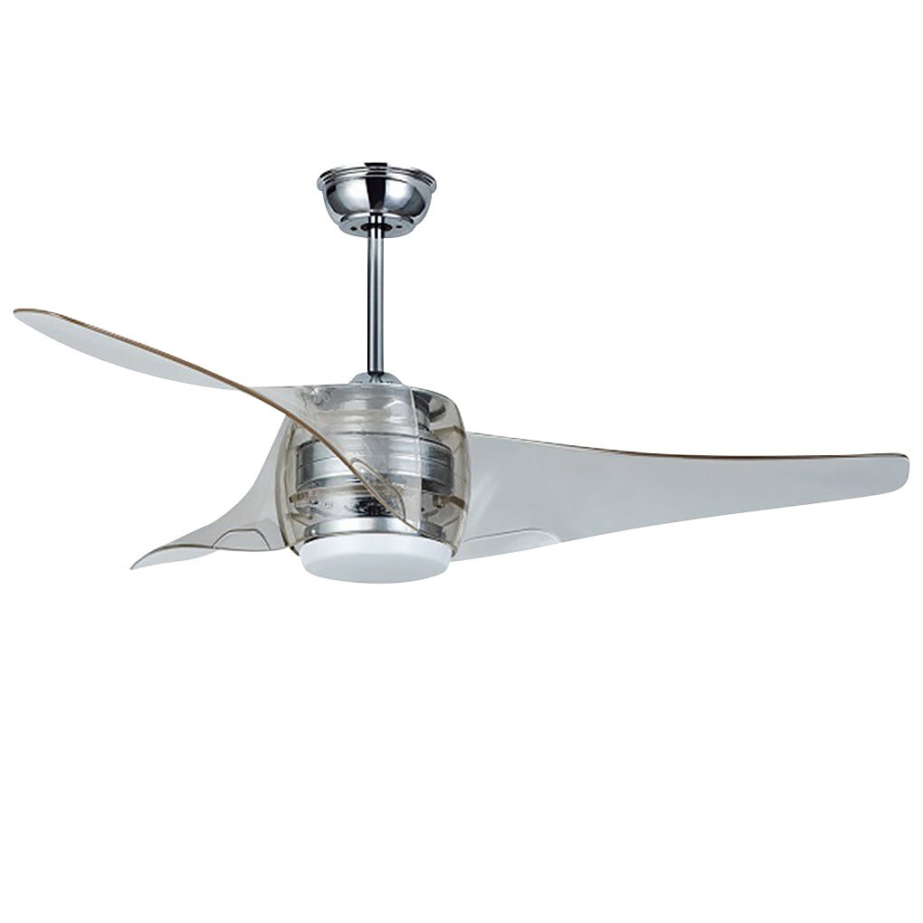 52" Minimalist LED Ceiling Fan Chandelier with Remote Control