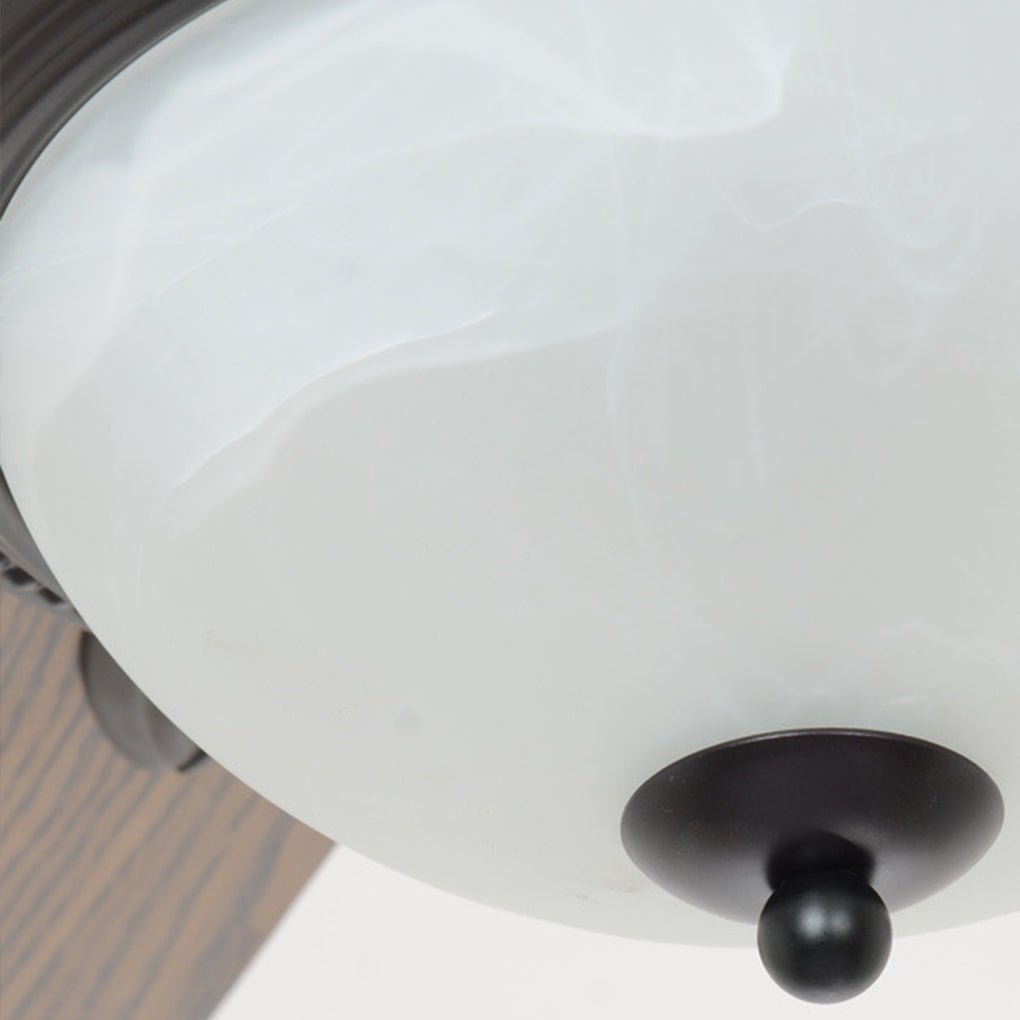 52-Inch Smart Mute Ceiling Fan Light with Remote Control and Timer