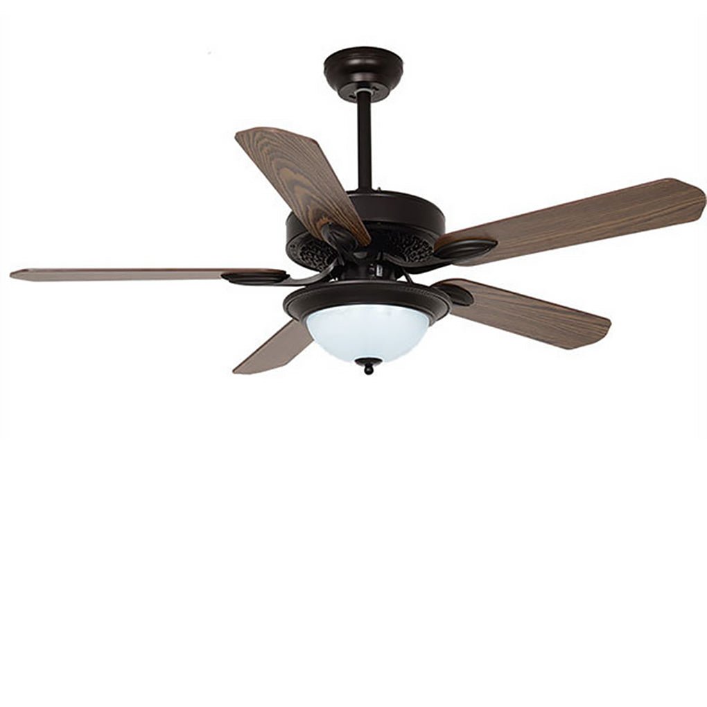 52-Inch Smart Mute Ceiling Fan Light with Remote Control and Timer