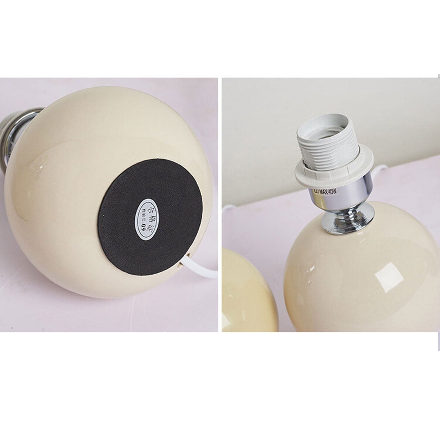Nordic Minimalist Ceramic Pleated Table Lamp - 1-Light Modern Design, Elegant Home Lighting, Scandinavian Style