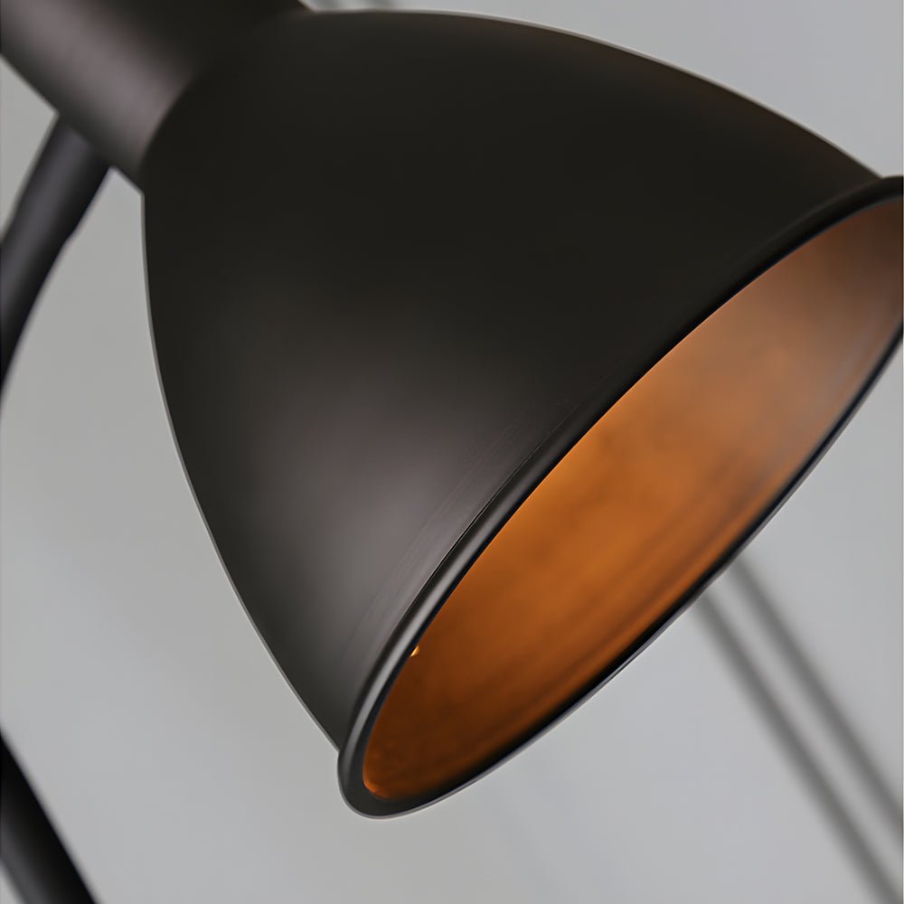 59-Inch Wood and Metal Arc LED Floor Lamp - Modern Task Lighting, Adjustable Height, Stylish Design, Energy Efficient Lamp