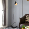 59-Inch Wood and Metal Arc LED Floor Lamp - Modern Task Lighting, Adjustable Height, Stylish Design, Energy Efficient Lamp