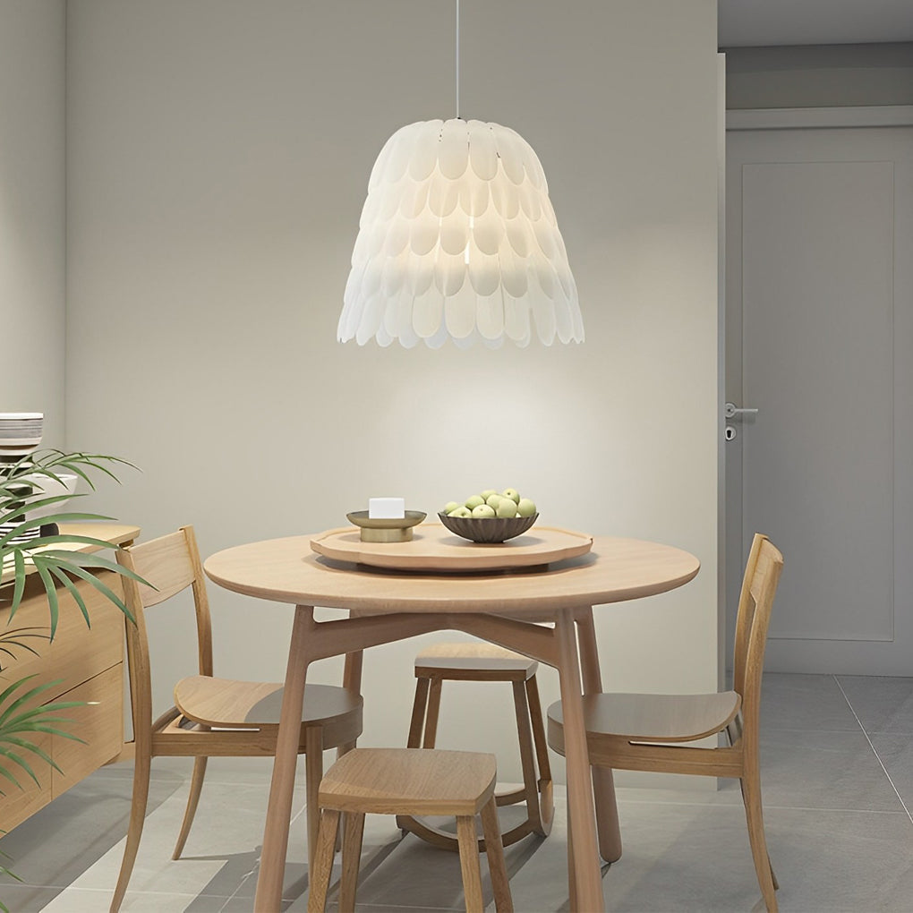 Acrylic Feathers Modern Dimming Chandelier Light