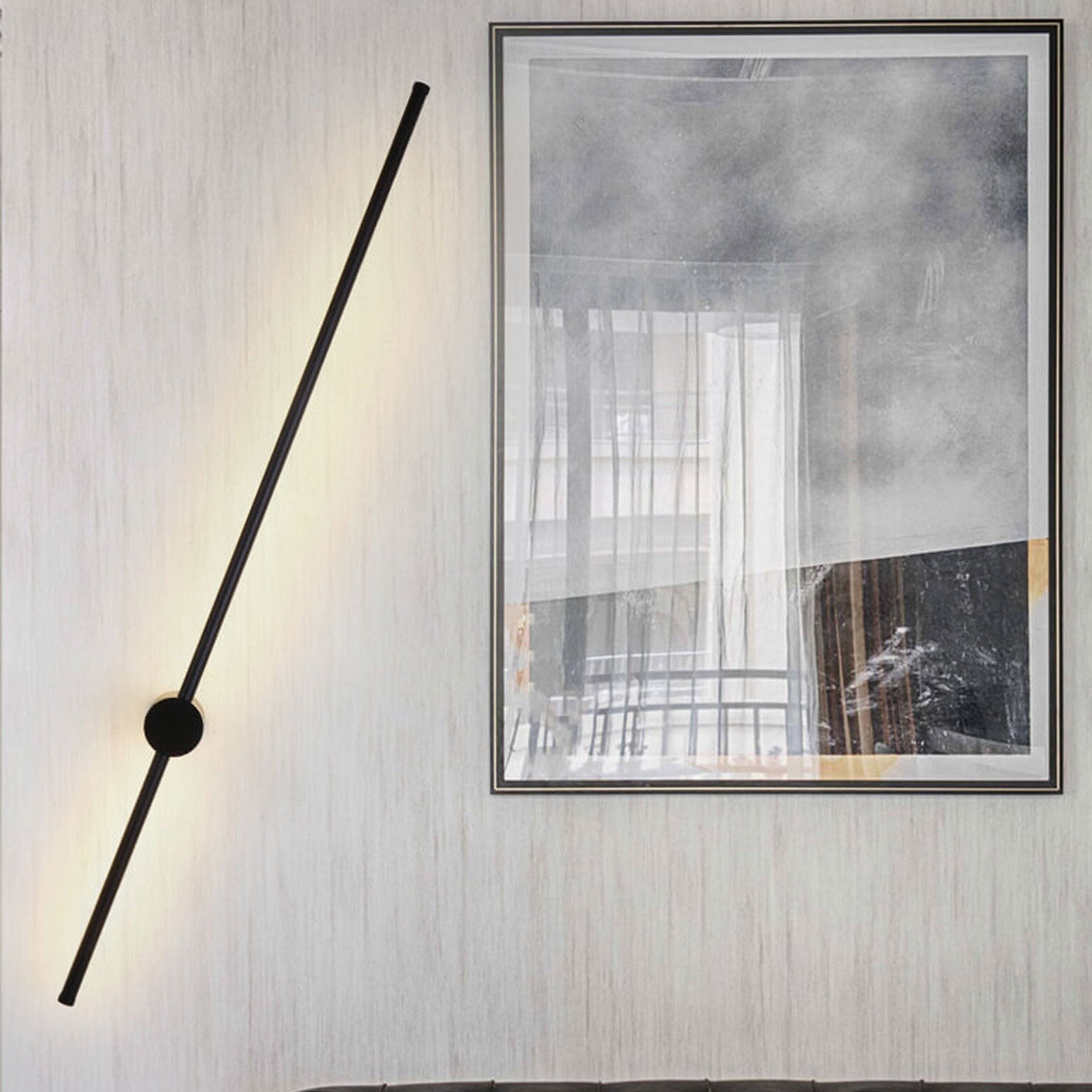 Minimalist Strip Aluminum LED Wall Sconce Lamp - Modern Lighting, Energy Efficient, Contemporary Decor, Adjustable Brightness, Easy Installation