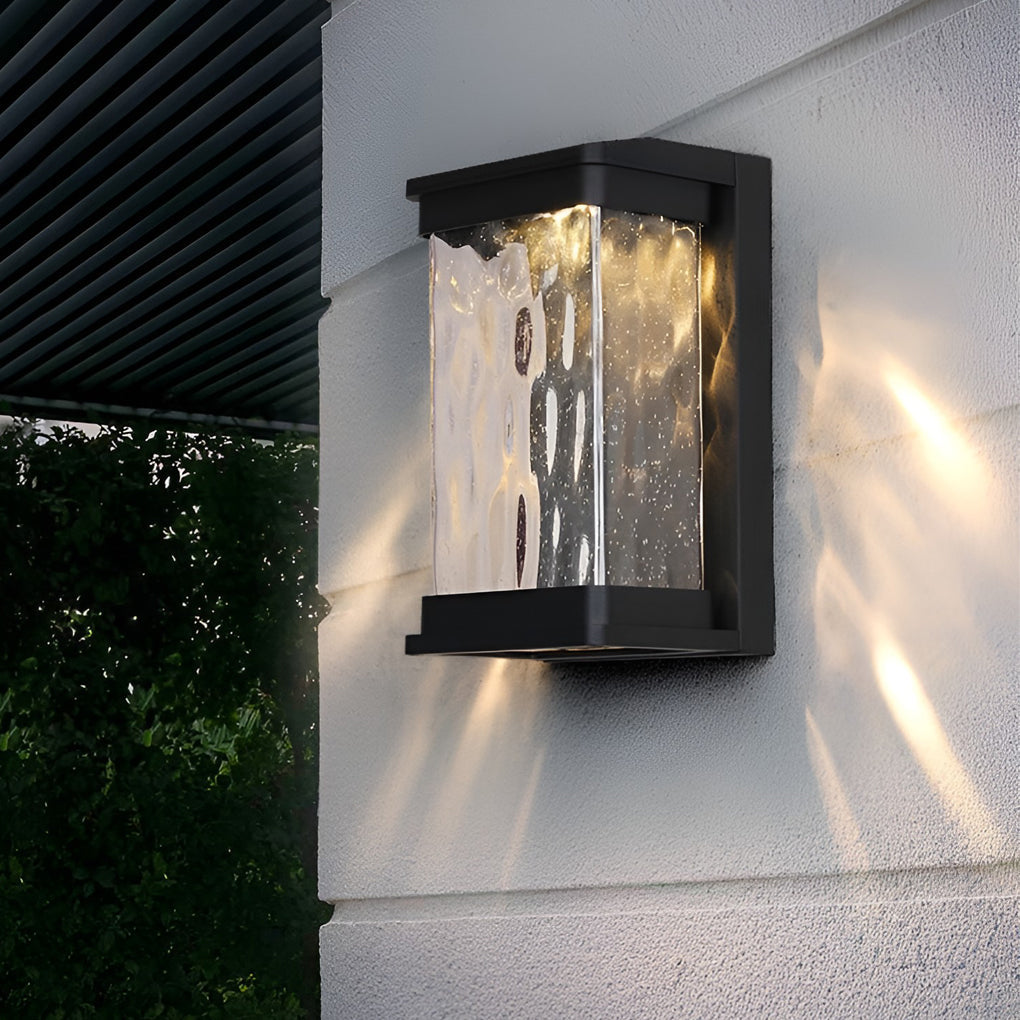 Waterproof Modern Black Outdoor LED Wall Sconce Lighting