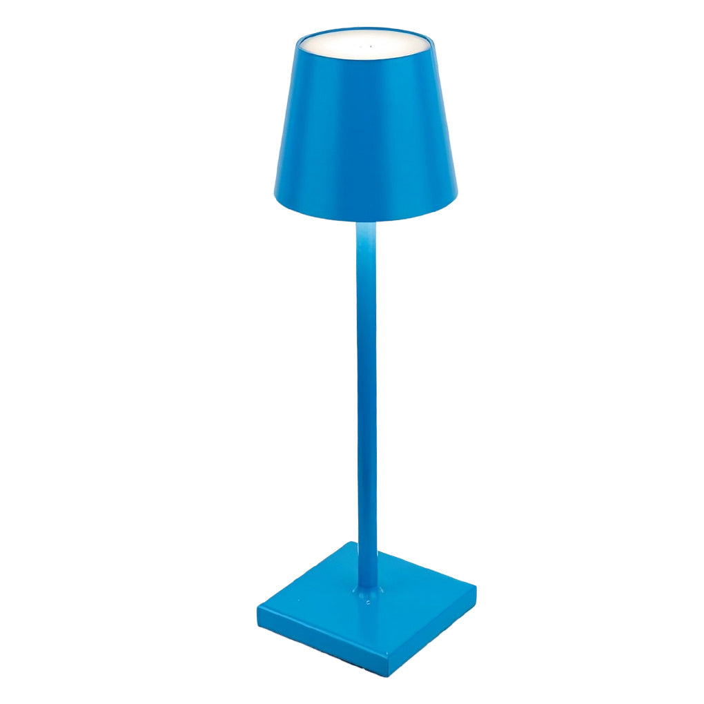 Top Hat Rechargeable Touch-Control LED Table Lamp - Portable Aluminum Design, Dimmable Lighting, Stylish Home Decor