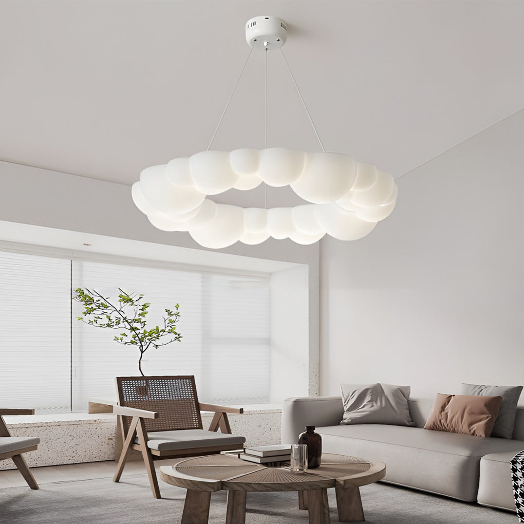 Creative Bubble Cloud LED Ceiling Light - Stepless Dimming Nordic Design