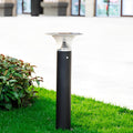 3.5W Solar LED Path Downlights - 360° Modern Black Landscape Lighting