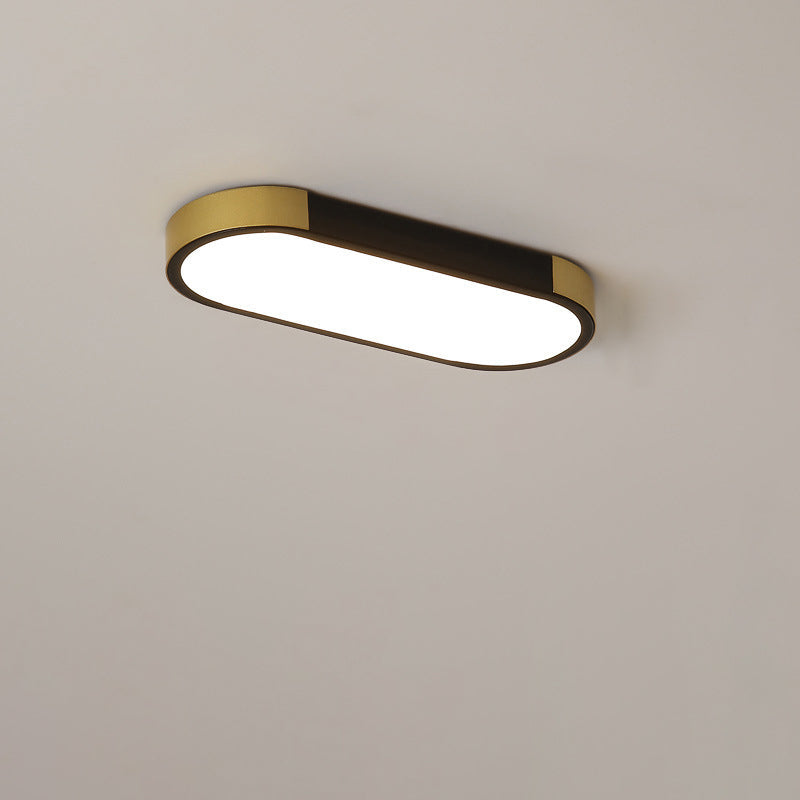 Modern Minimalist Rectangular LED Flush Mount Ceiling Light