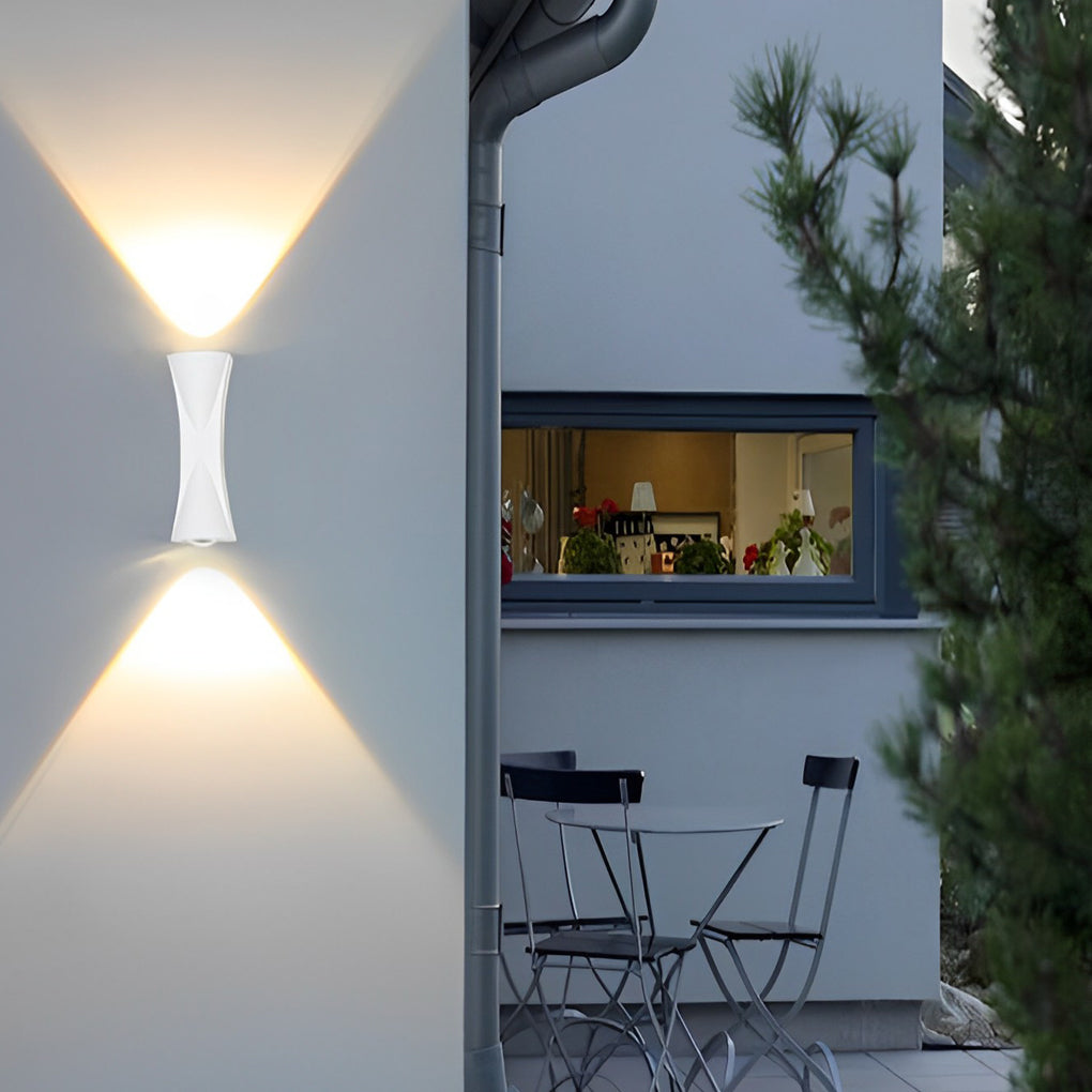 Modern Waterproof LED Outdoor Wall Lamp - Up and Down Lights