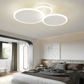 Nordic 2/3/6 Round Three Step Dimming LED Ceiling Light Fixture - Matte White Design