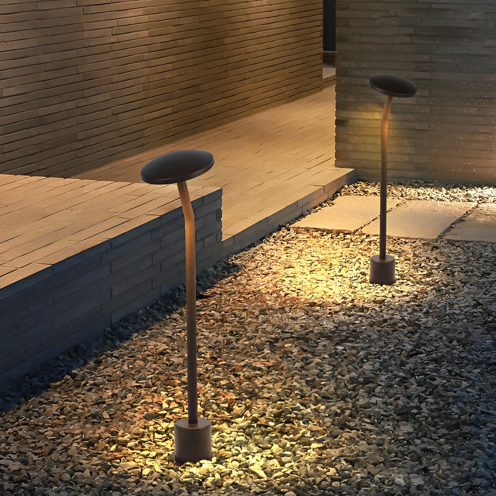 Charming Mushroom-Shaped LED Lawn Light - Stylish Pathway Lighting for Garden & Landscape