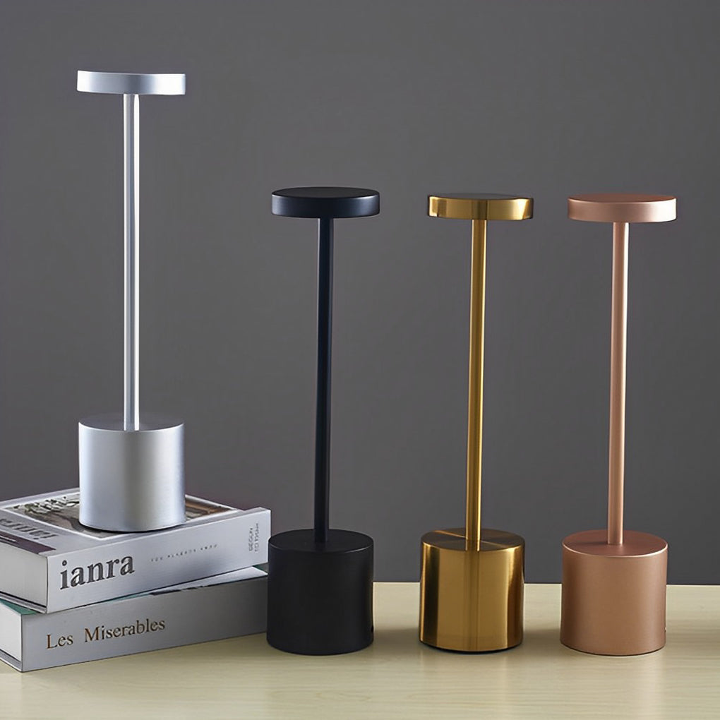 Rechargeable Portable Modern LED Table Lamp - Cordless Design for Home & Office Decor
