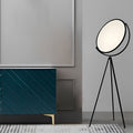 Black Metal Rotating LED Tripod Lamp - Modern Floor Lighting