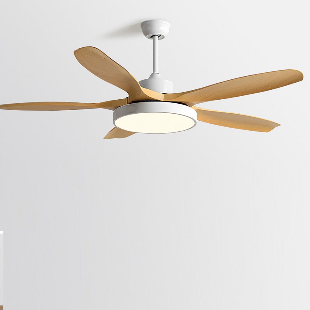 60 Inch Nordic Ceiling Fan with Remote, LED Light, Silent Inverter Technology