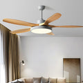 60 Inch Nordic Ceiling Fan with Remote, LED Light, Silent Inverter Technology