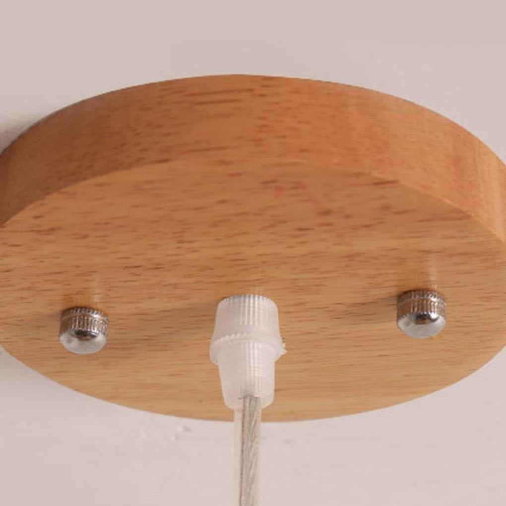 3-Tier Bamboo Woven Pendant Light - Rustic 1-Light Cylinder Fixture for Living Room