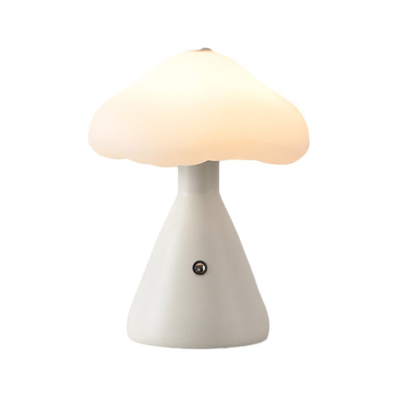 Metal Mushroom Cloud Table Lamp LED Ambient Lighting - 6.3 Inch Home Decor светильник