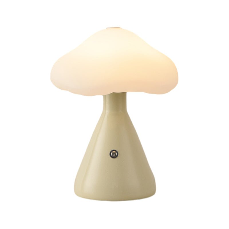 Metal Mushroom Cloud Table Lamp LED Ambient Lighting - 6.3 Inch Home Decor светильник