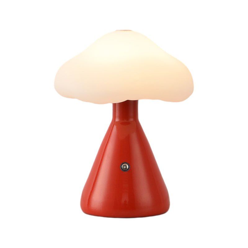 Metal Mushroom Cloud Table Lamp LED Ambient Lighting - 6.3 Inch Home Decor светильник