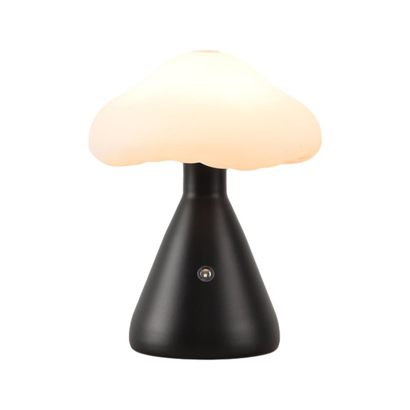 Metal Mushroom Cloud Table Lamp LED Ambient Lighting - 6.3 Inch Home Decor светильник