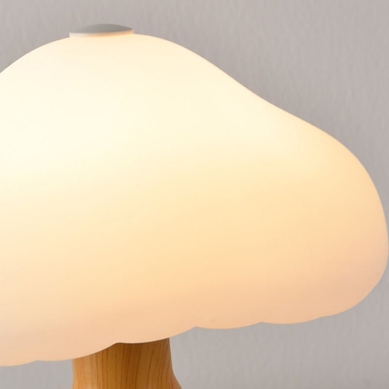 Metal Mushroom Cloud Table Lamp LED Ambient Lighting - 6.3 Inch Home Decor светильник