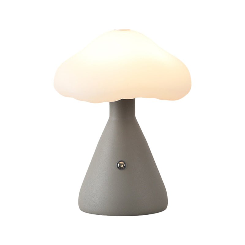 Metal Mushroom Cloud Table Lamp LED Ambient Lighting - 6.3 Inch Home Decor светильник