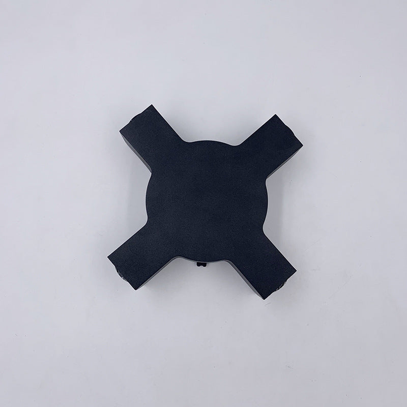Modern Waterproof Black LED Wall Lamp - Starlight Decorative Lighting