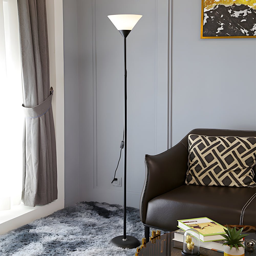 67 Inch Modern Torchiere Uplight Floor Lamp with Adjustable Sidelight - Stylish Home Lighting Solution
