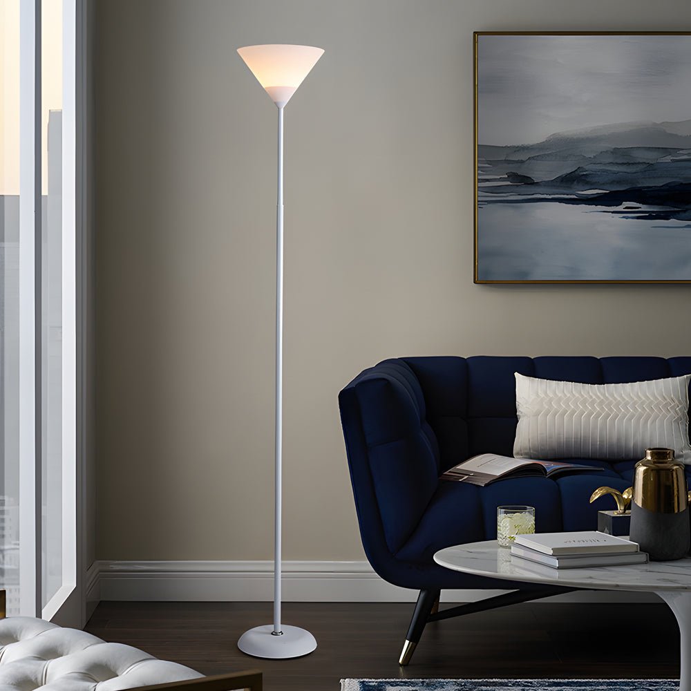 67 Inch Modern Torchiere Uplight Floor Lamp with Adjustable Sidelight - Stylish Home Lighting Solution
