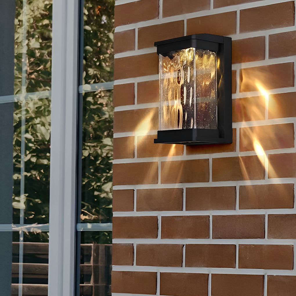 Waterproof Modern Black Outdoor LED Wall Sconce Lighting