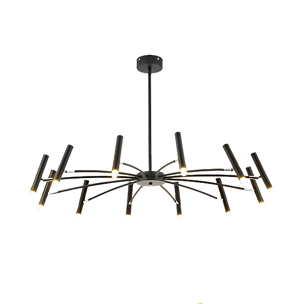 Adjustable Metal DIY Three-Step Dimming LED Chandelier