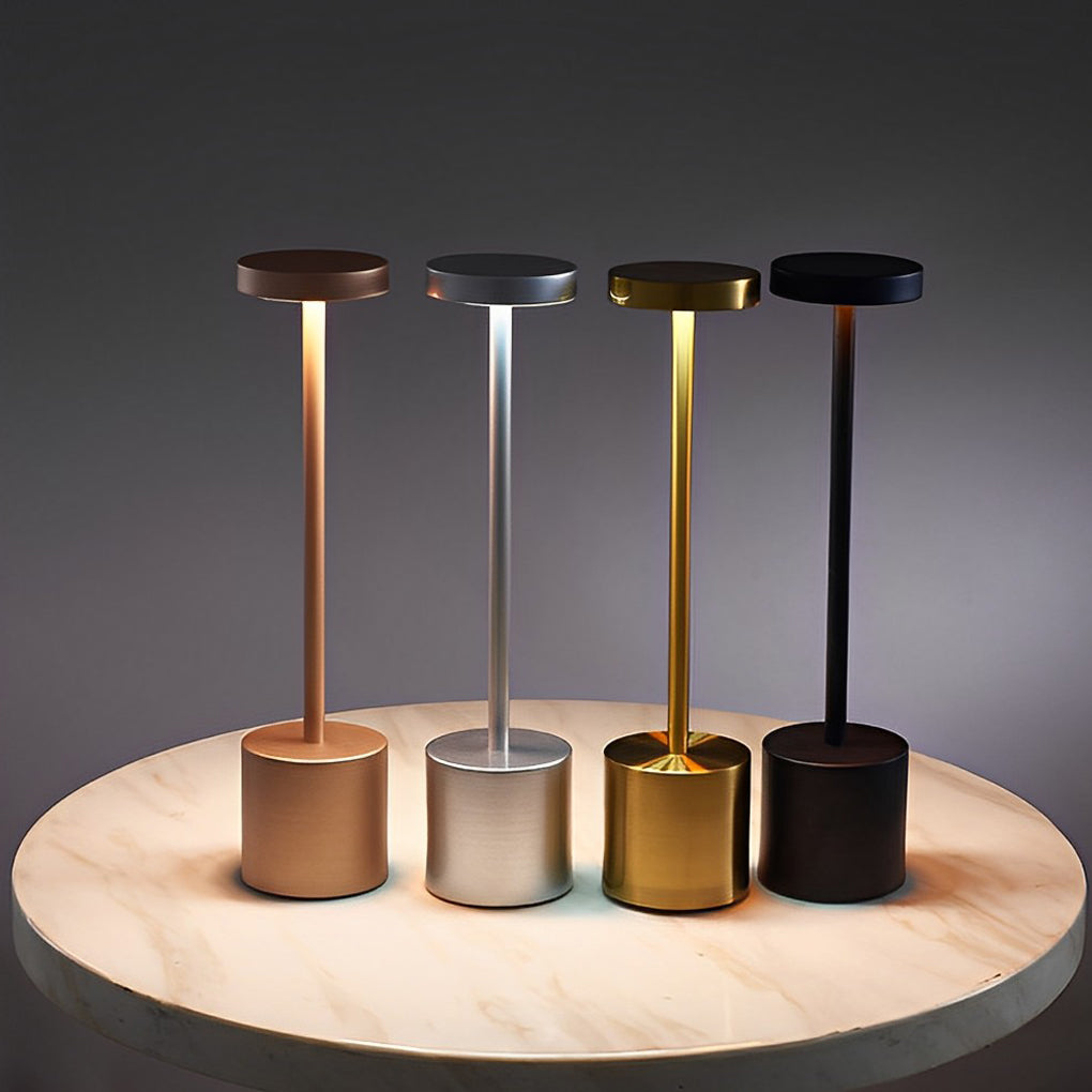 Rechargeable Portable Modern LED Table Lamp - Cordless Design for Home & Office Decor