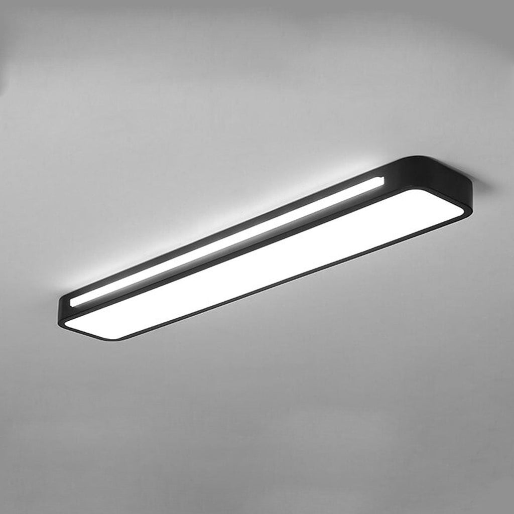 Nordic Minimalist Long LED Flush Mount Ceiling Light - Modern Design, Energy Efficient, Sleek Illumination