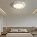 Round Nordic Dimming LED Ceiling Light - Handmade Three-Step Adjustable Brightness